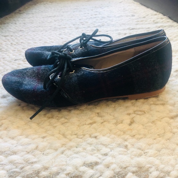 F-Troupe Tartan wool lace-ups - Picture 5 of 5